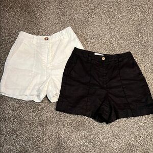 NWOT, DISSH Logan Shirts, Black and White Set, Size 4